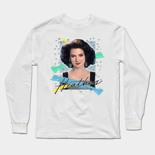 Heathers / Retro 1980s Aesthetic Fan Art Long Sleeve T-Shirt